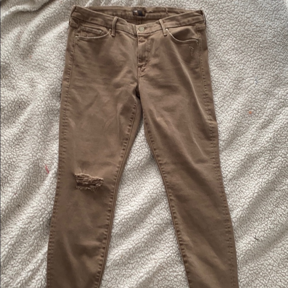 Brown Country-Themed Jeans
